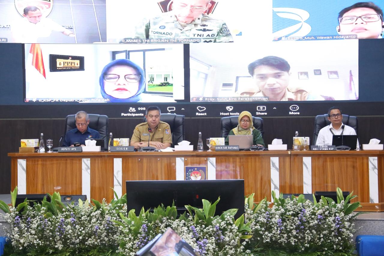 Sekjen Kemendagri Minta Pemda dan TPID Lakukan Intervensi Lapangan, Tekan Kenaikan IPH Sejumlah Komoditas Pangan
