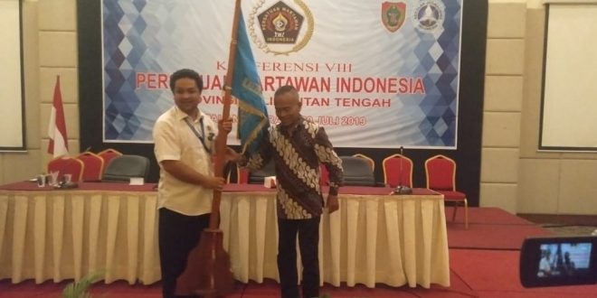 Haris Sadikin Nahkodai PWI Kalteng Periode 2019-2024