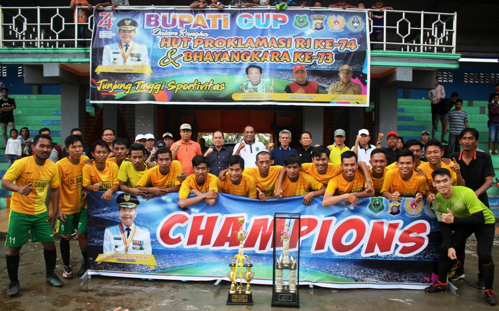 Bupati Kapuas Tutup Turnamen Bupati Cup 2019