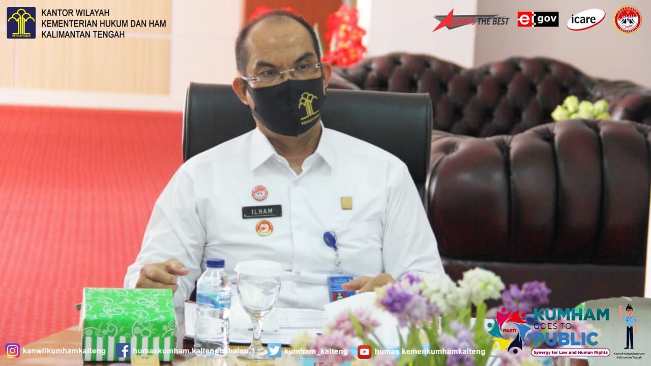 Kanwil Kemenkumham Kalteng Adakan Coffee Morning Terkait Pelaksanaan SKD Catar Poltekip/ Poltekim