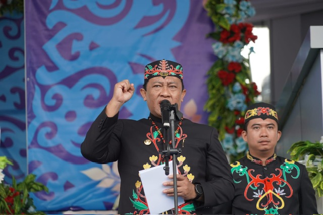 Wagub Edy Pratowo Pimpin Upacara Peringatan Hari Jadi Ke-74 Kabupaten Barito Utara