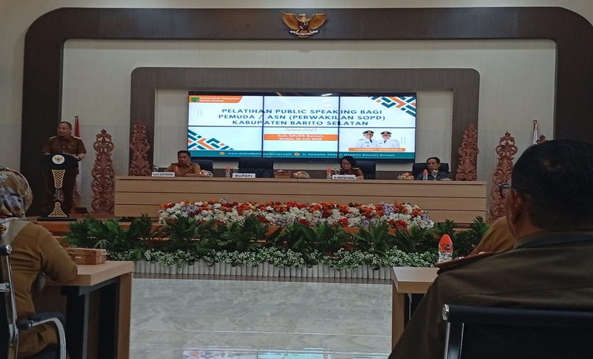 Pelatihan Public Speaking Kembangkan Komunikasi SDM di Barito Selatan