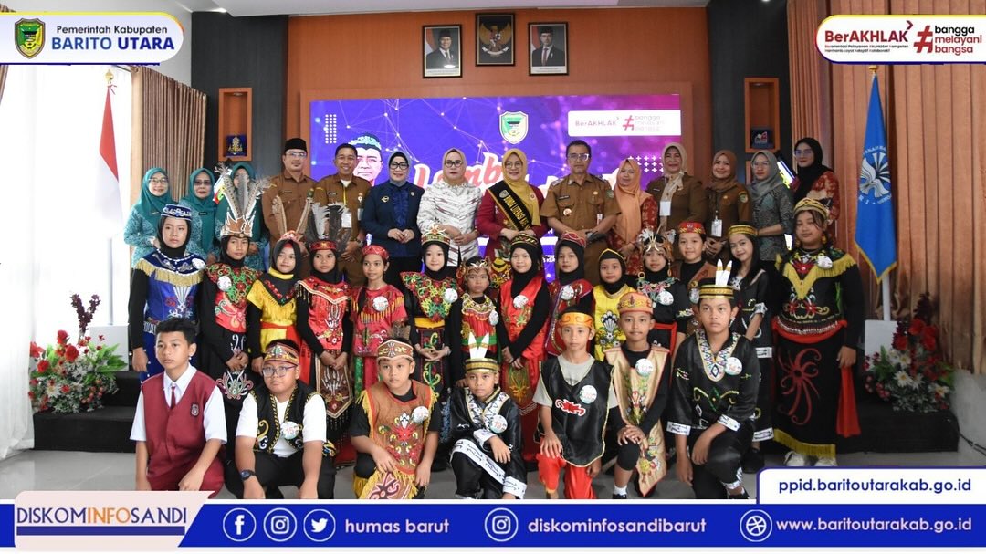 Bunda Literasi Barito Utara Resmi Buka Lomba Bertutur Tingkat SD/MI Tahun 2025