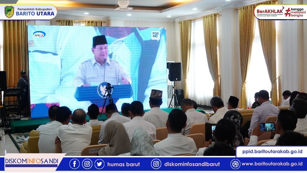 Pemkab Barito Utara Ikuti Zoom Meeting Peluncuran Koperasi Merah Putih
