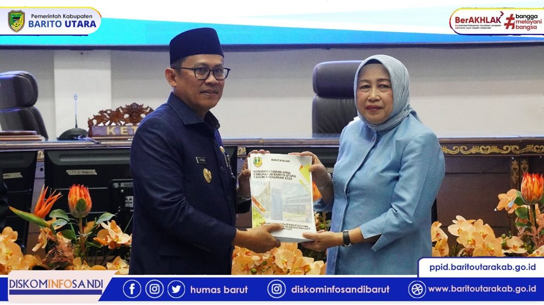 Pj. Bupati Barito Utara Sampaikan Pidato Pengantar Rancangan KUA dan PPAS APBD Tahun Anggaran 2026
