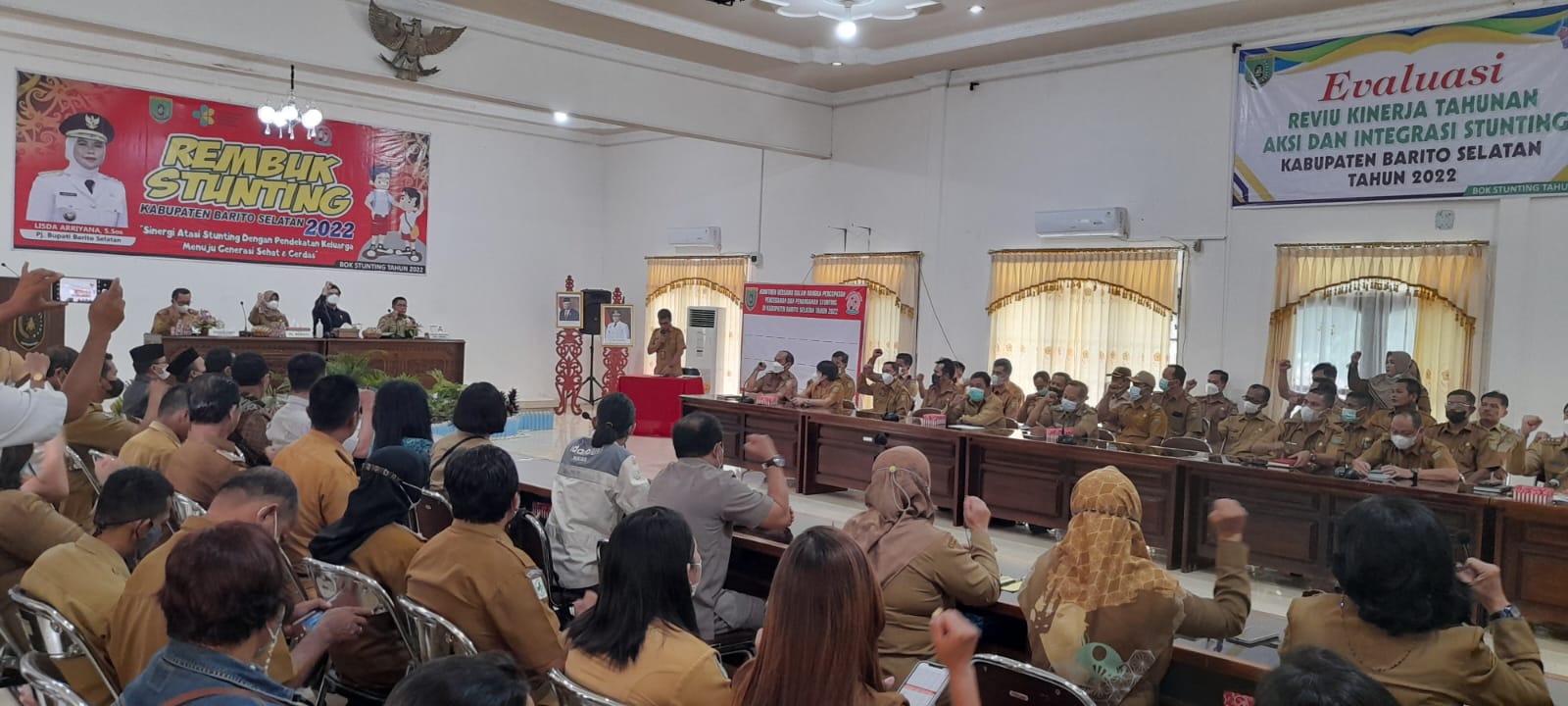 Bappedalitbang Prov. Kalteng hadiri Rembuk Stunting Kabupaten Barito Selatan