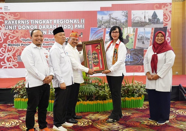 Ketua PMI Nuryakin Mengapresiasi Rakernis Unit Donor Darah PMI Regional II diselenggarakan di Kalteng