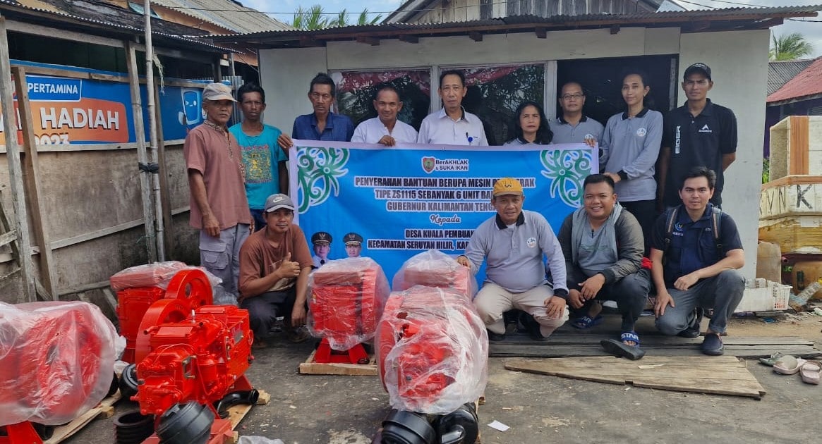 Dorong Perekonomian Nelayan, Pemprov Kalteng Berikan Bantuan Sarana Penangkapan di Kabupaten Seruyan