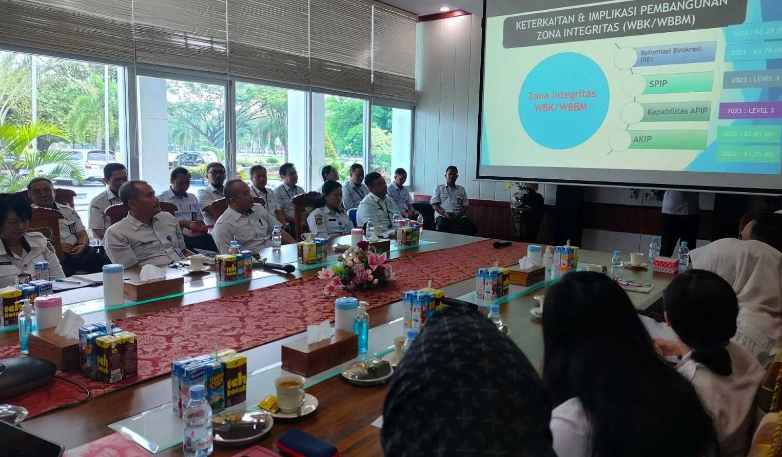 Inspektorat Daerah Prov. Kalteng Laksanakan Ekspose Evaluasi Pembangunan Zona Integritas Pemprov Kalteng Triwulan II Tahun 2024