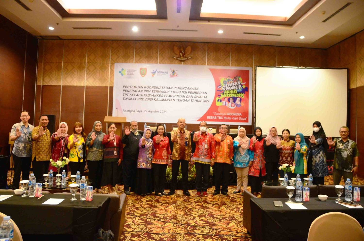 Dinkes Prov. Kalteng Gelar Pertemuan Koordinasi dan Perencanaan Penerapan PPM dan Pemberian TPT kepada Fasyankes