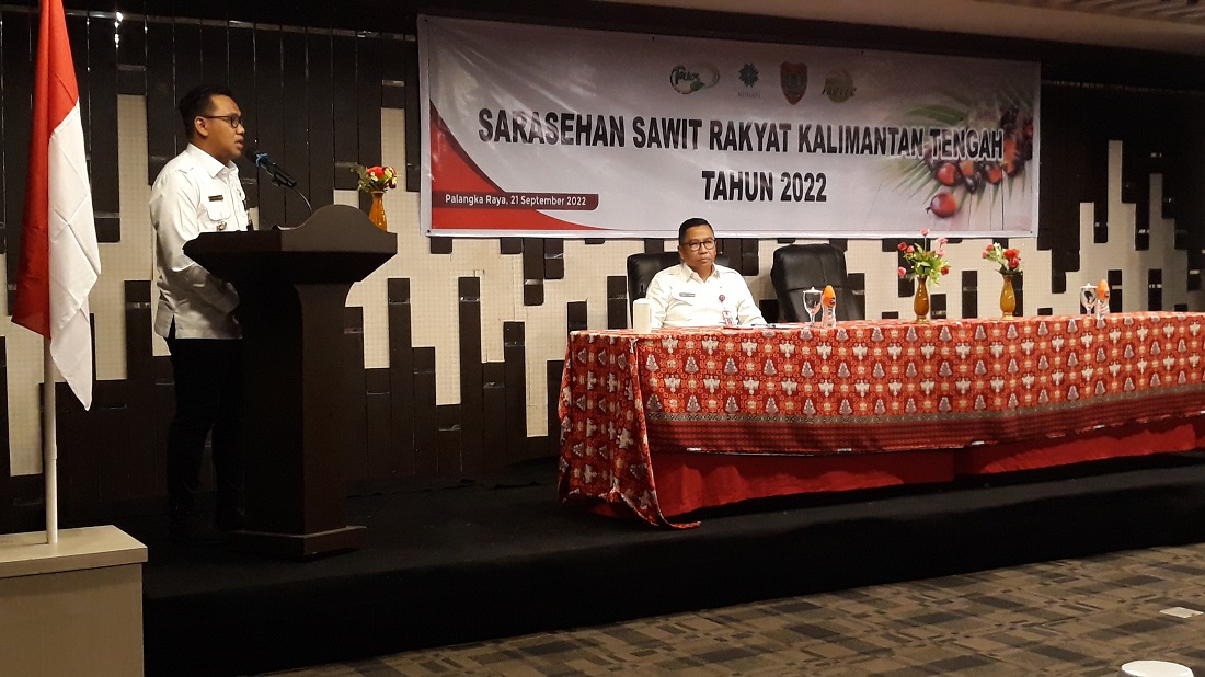 Disbun Prov. Kalteng Gelar Sarasehan Sawit Rakyat dan Deklarasi Forum Petani Mandiri Kalteng