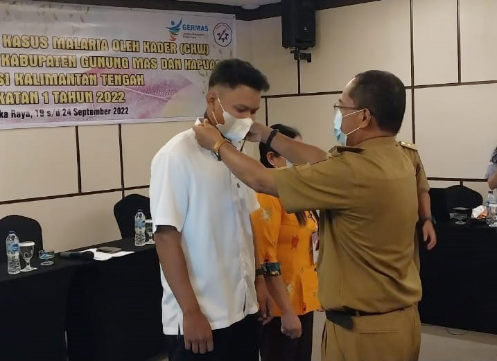 Dinkes Lakukan Pelatihan Penemuan Kasus Malaria oleh Kader pada Populasi Khusus Kab. Gunung Mas dan Kapuas