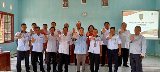 Inspektorat Daerah Prov. Kalteng Gelar Sosialisasi Gratifikasi dan Penyuluhan Anti Korupsi di UPT/UPTD Seruyan