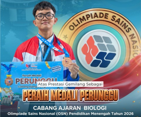‎Axel Giyofandhi Ukir Sejarah, Raih Medali Perunggu OSN Biologi Nasional 2026 untuk Kalteng
