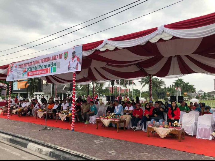 Pawai Pemuda Kreatif Diikuti Ribuan Pemuda di Palangka Raya