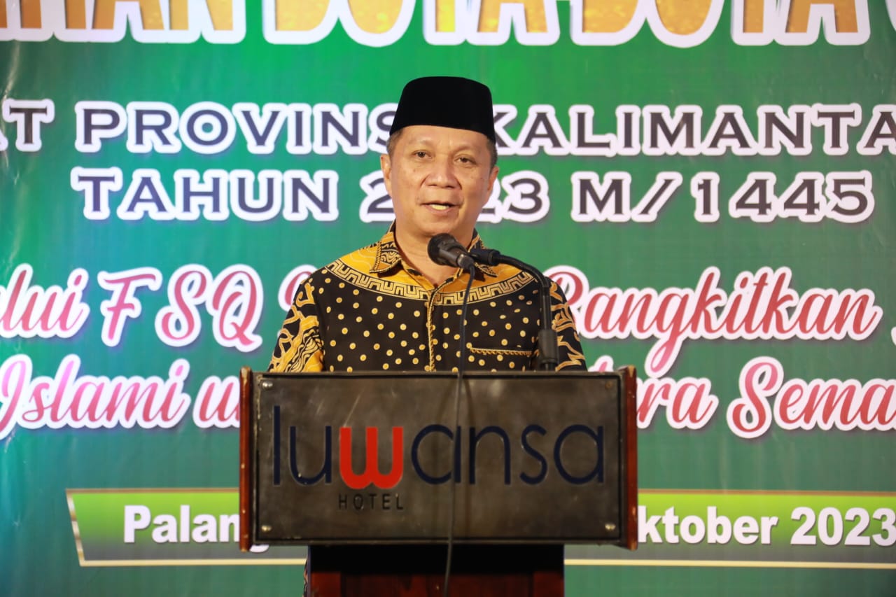 Sahli Gubernur Suhaemi Buka Festival Seni Qasidah X Tingkat Provinsi Kalteng Tahun 2023
