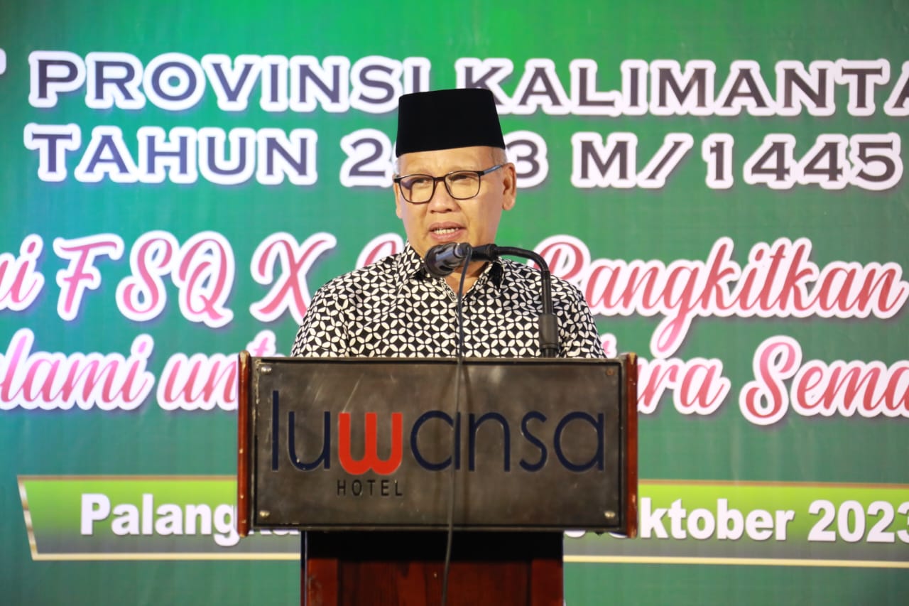 Sahli Gubernur Suhaemi Buka Festival Seni Qasidah X Tingkat Provinsi Kalteng Tahun 2023
