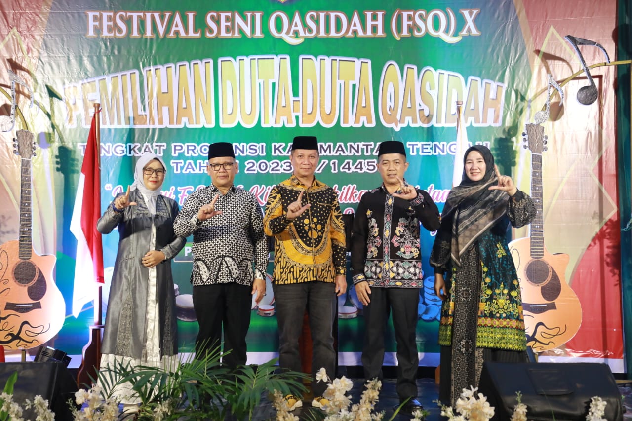 Sahli Gubernur Suhaemi Buka Festival Seni Qasidah X Tingkat Provinsi Kalteng Tahun 2023