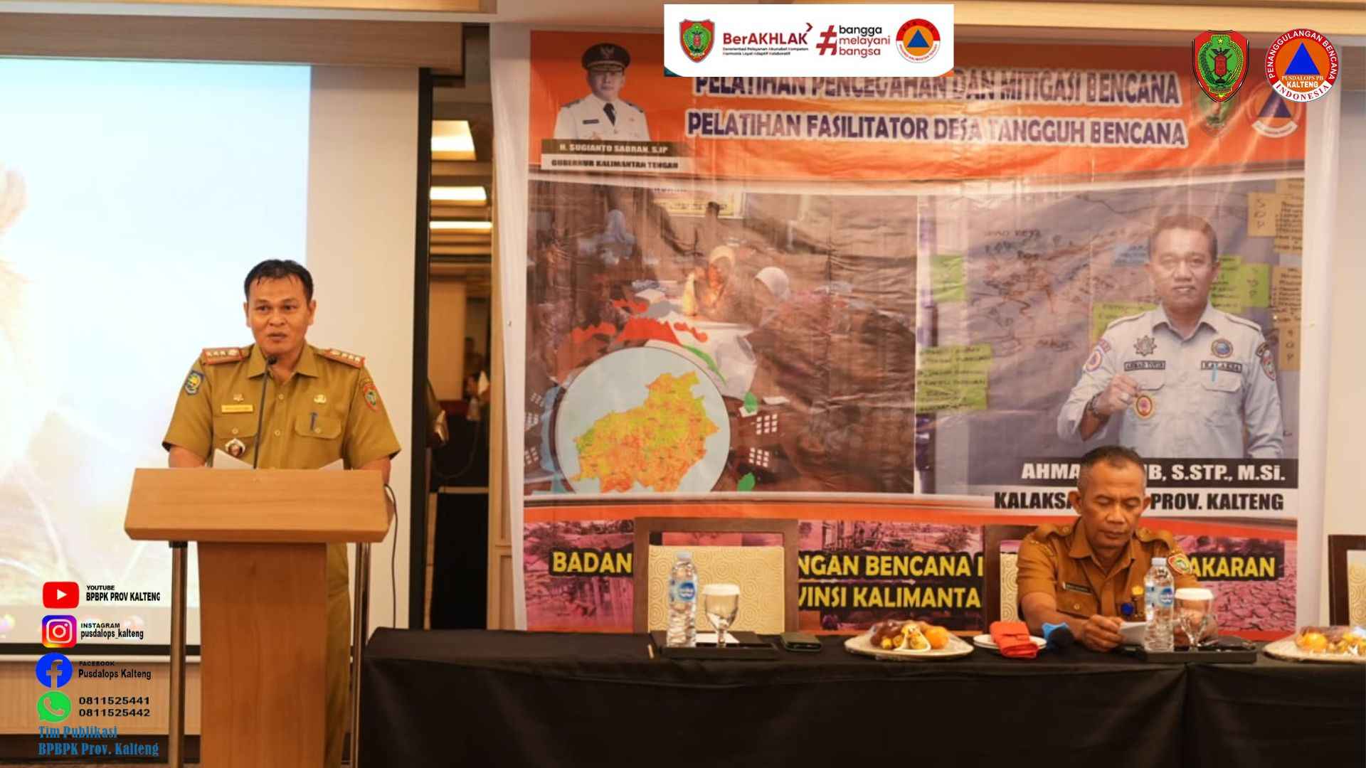 BPBPK Prov. Kalteng Gelar Pelatihan Fasilitator Desa Tangguh Bencana Tahun 2024