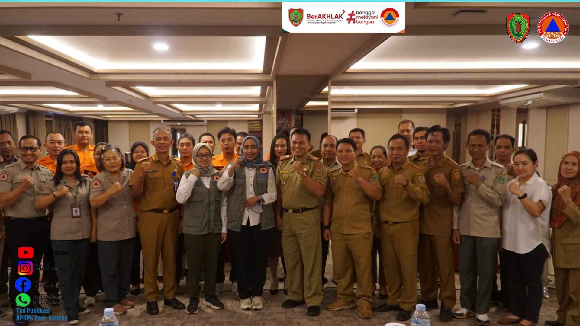 BPBPK Prov. Kalteng Gelar Pelatihan Fasilitator Desa Tangguh Bencana Tahun 2024