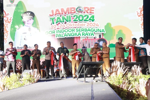 Jambore Tani Se Kalteng Dibuka, Ini Arahan Penting Gubernur Kalteng  Sugianto Sabran