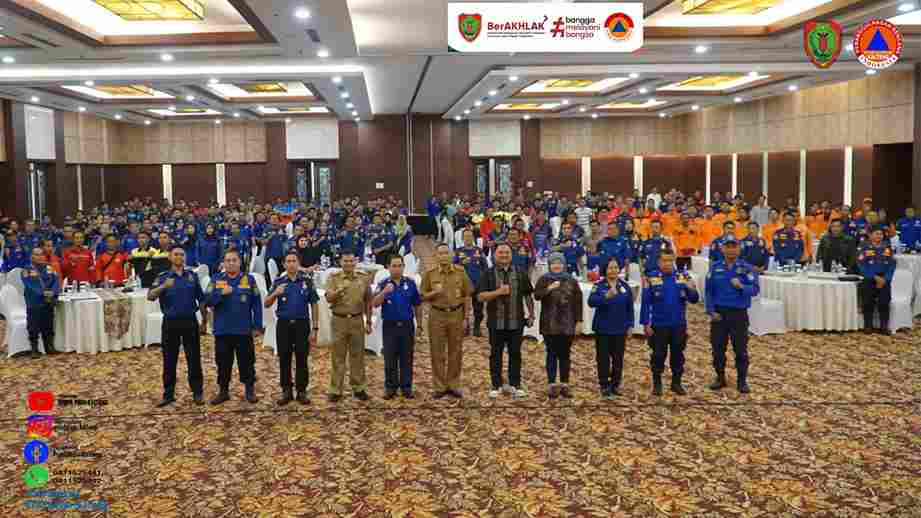 BPBPK Prov. Kalteng Gelar Rakor dan Pembinaan Relawan Pemadam Kebakaran 