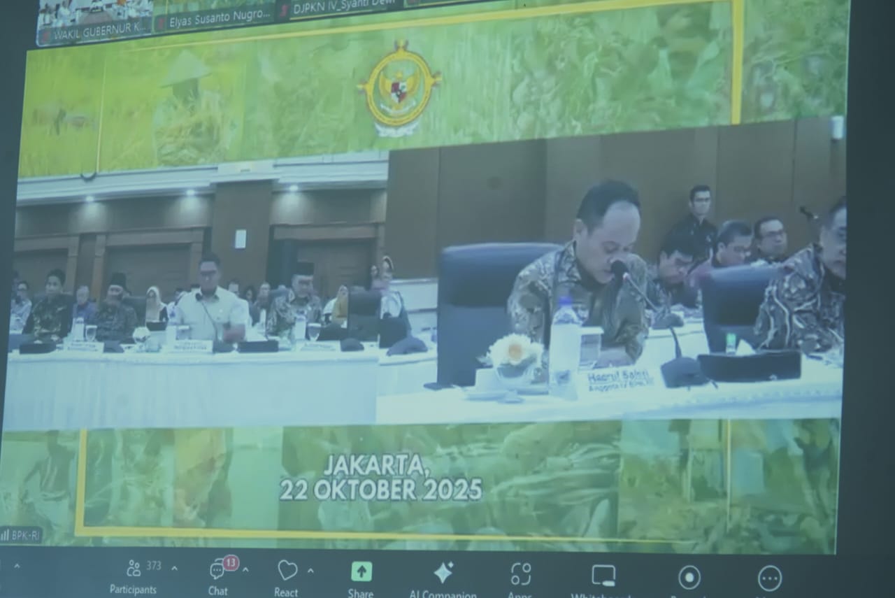 Dukung Audit Tematik BPK RI, Pemprov Kalteng Perkuat Komitmen Wujudkan Swasembada Pangan