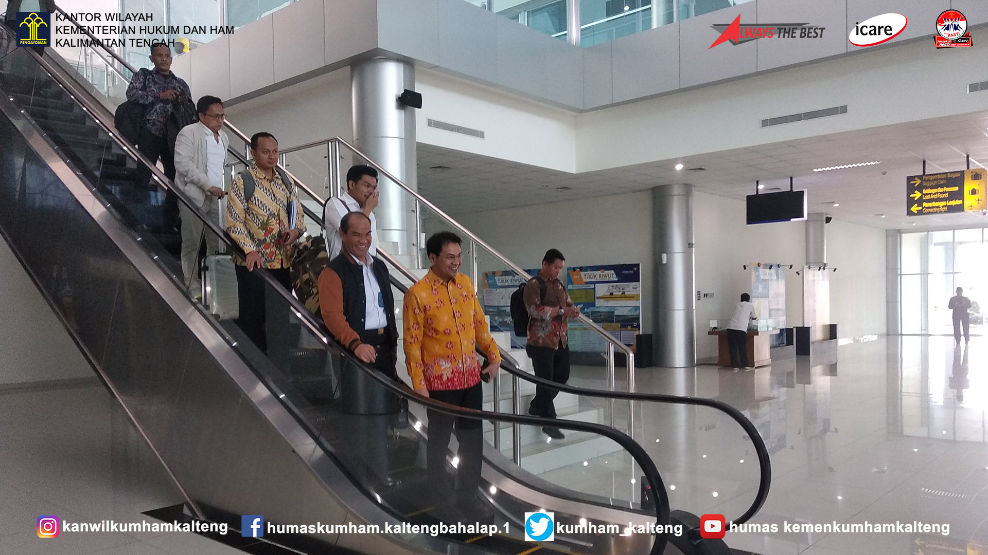 Tiba di Bandara, Wakil Ketua DPR RI Bidang Politik dan Keamanan Disambut Kakanwil dan Gubernur Kalteng