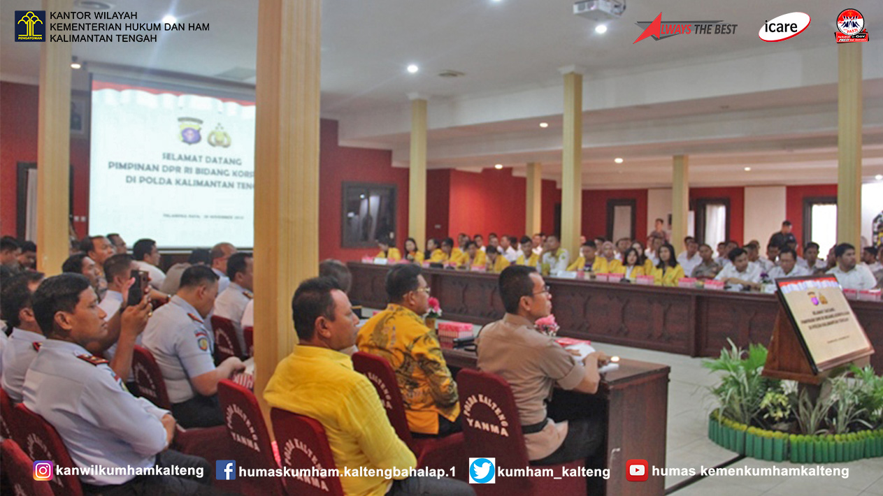 Wakil Ketua DPR RI Bidang KORPOLKAM Sosialisasi RUU KUHP dan RUU Pemasyarakatan di Bumi Tambun Bungai