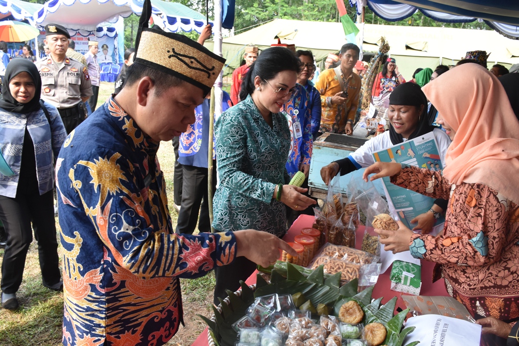 BBGRM dan HKG-PKK Tingkat Kabupaten di Pusatkan di Pulau Petak