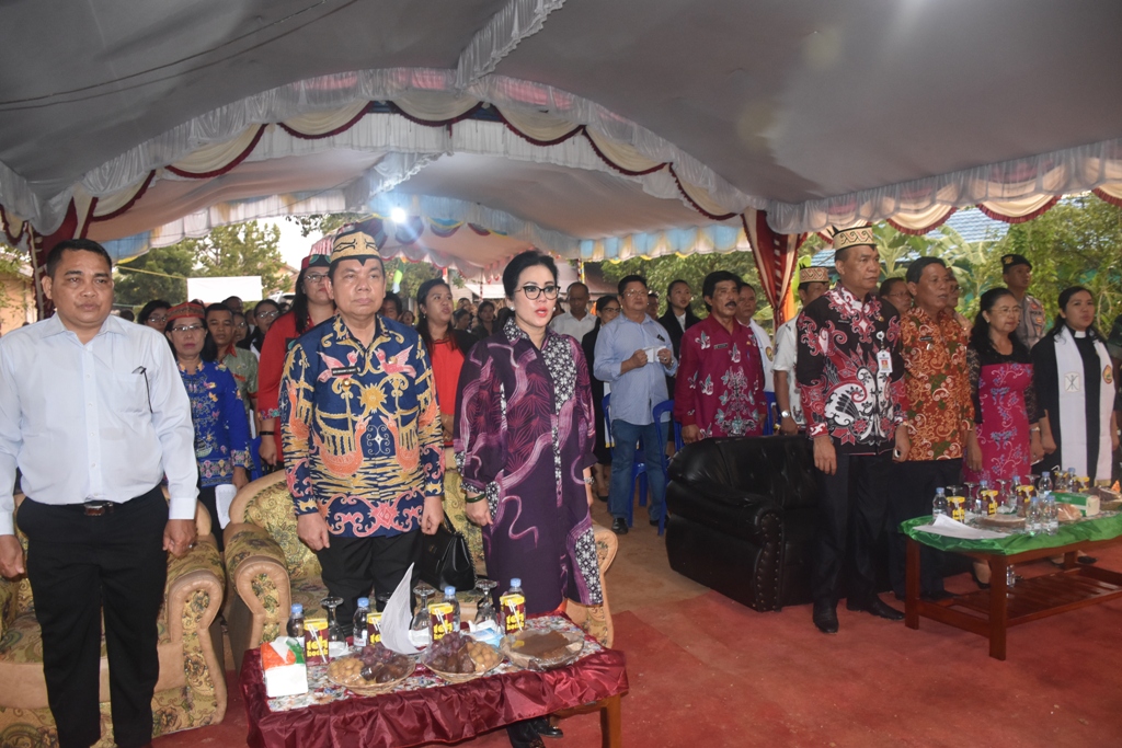 Peletakan Batu Pertama Pembangunan Gereja GKE Maranatha