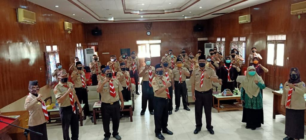 Pramuka se-Kalteng Proaktif Lakukan Pencegahan Covid-19 dan Penurunan Stunting di Kalteng