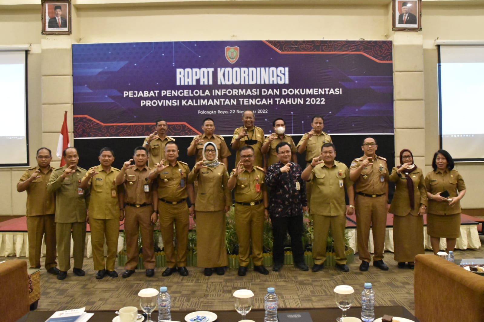 Sahli Gubernur Bidang Pemerintahan, Hukum dan Politik Herson B Aden Buka Rakor PPID Tahun 2022