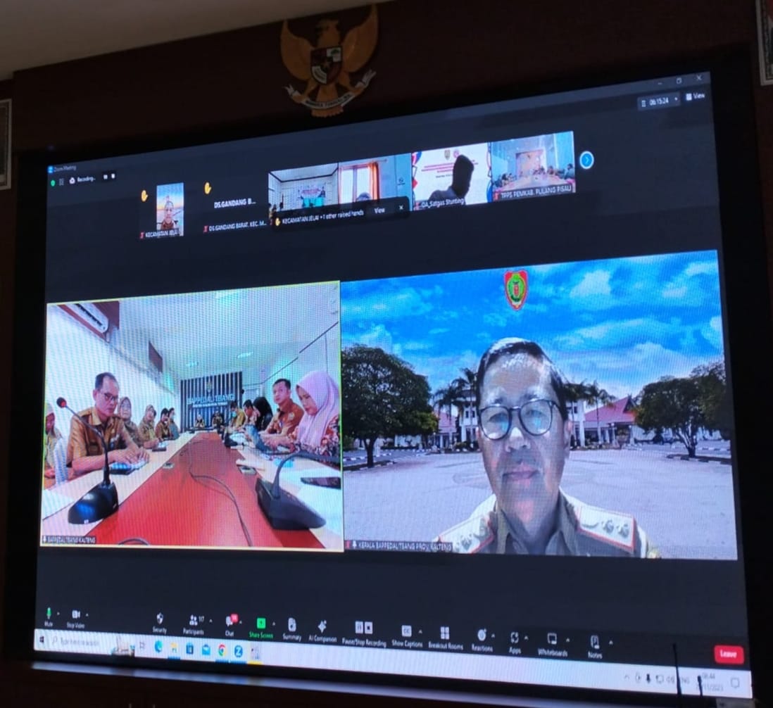 Kepala Bappedalitbang Buka Monitoring dan Evaluasi Capaian Indikator Percepatan Penurunan Stunting Kab/Kota