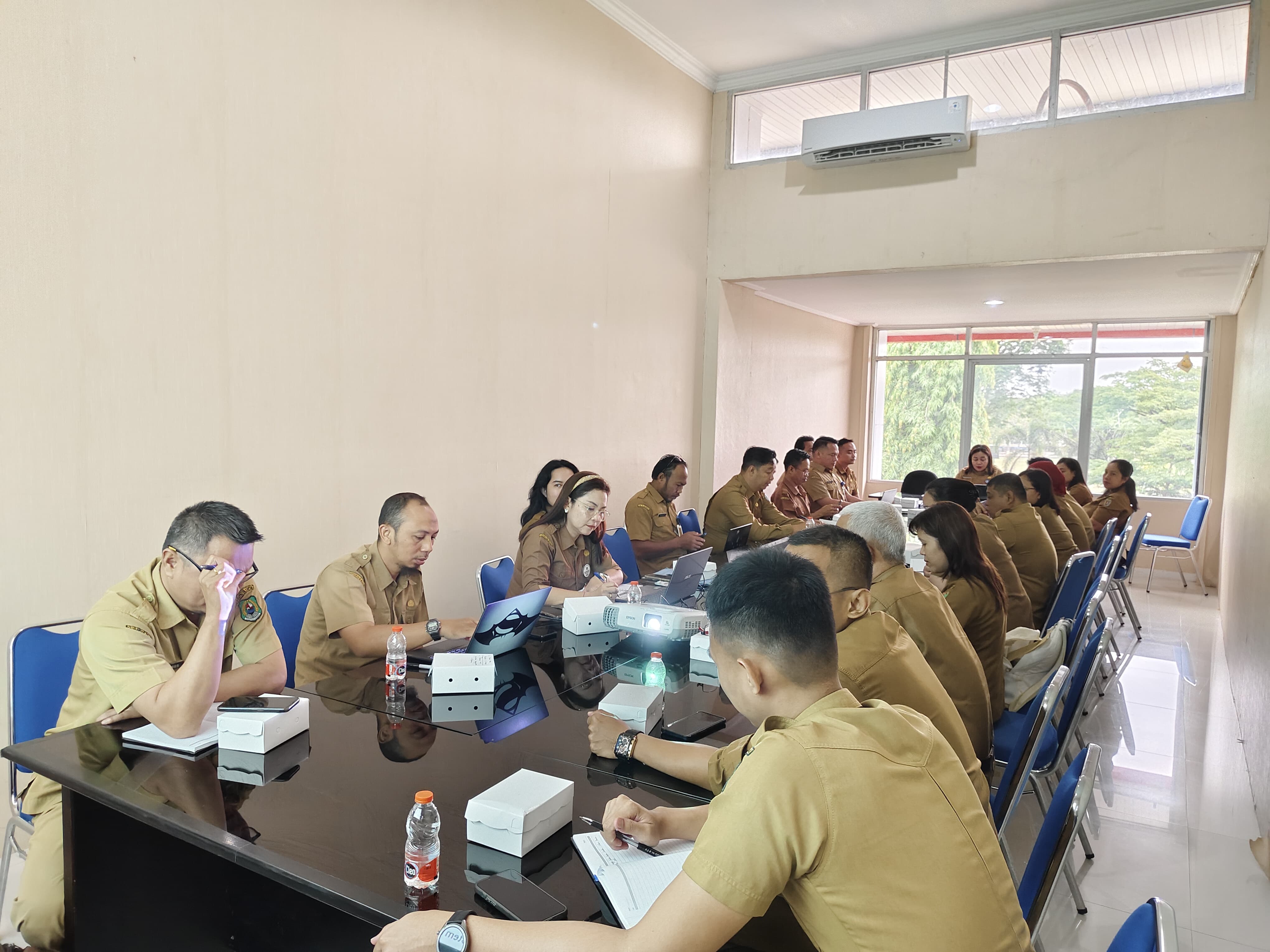 Biro Organisasi Gelar Asistensi Penilaian Mandiri PSO dan Penyesuaian Sistem Kerja Pemerintah Kabupaten/Kota Se-Kalteng