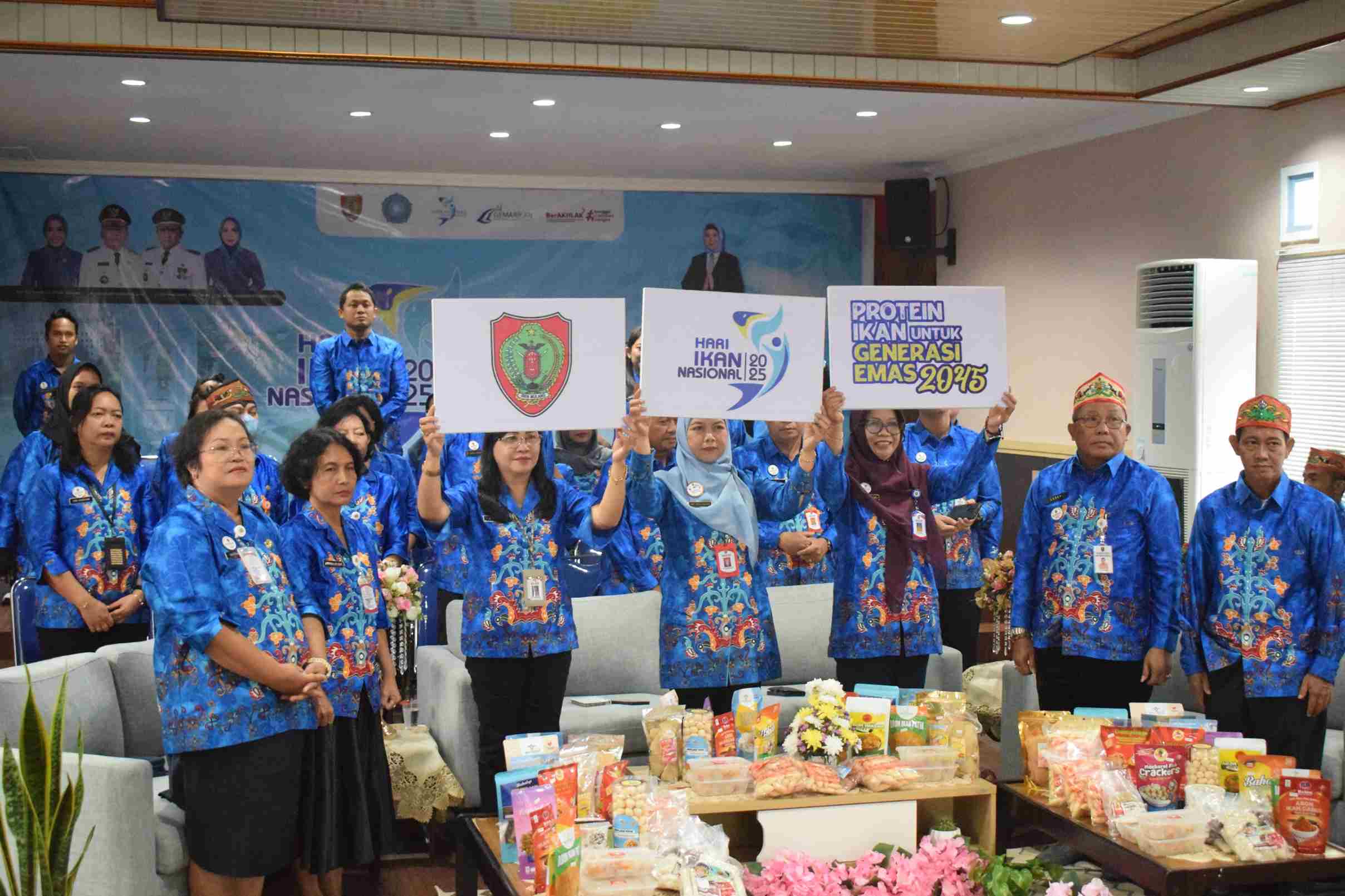 Kalteng Ikuti Peringatan Harkannas Nasional Secara Virtual dari Aula Dislutkan