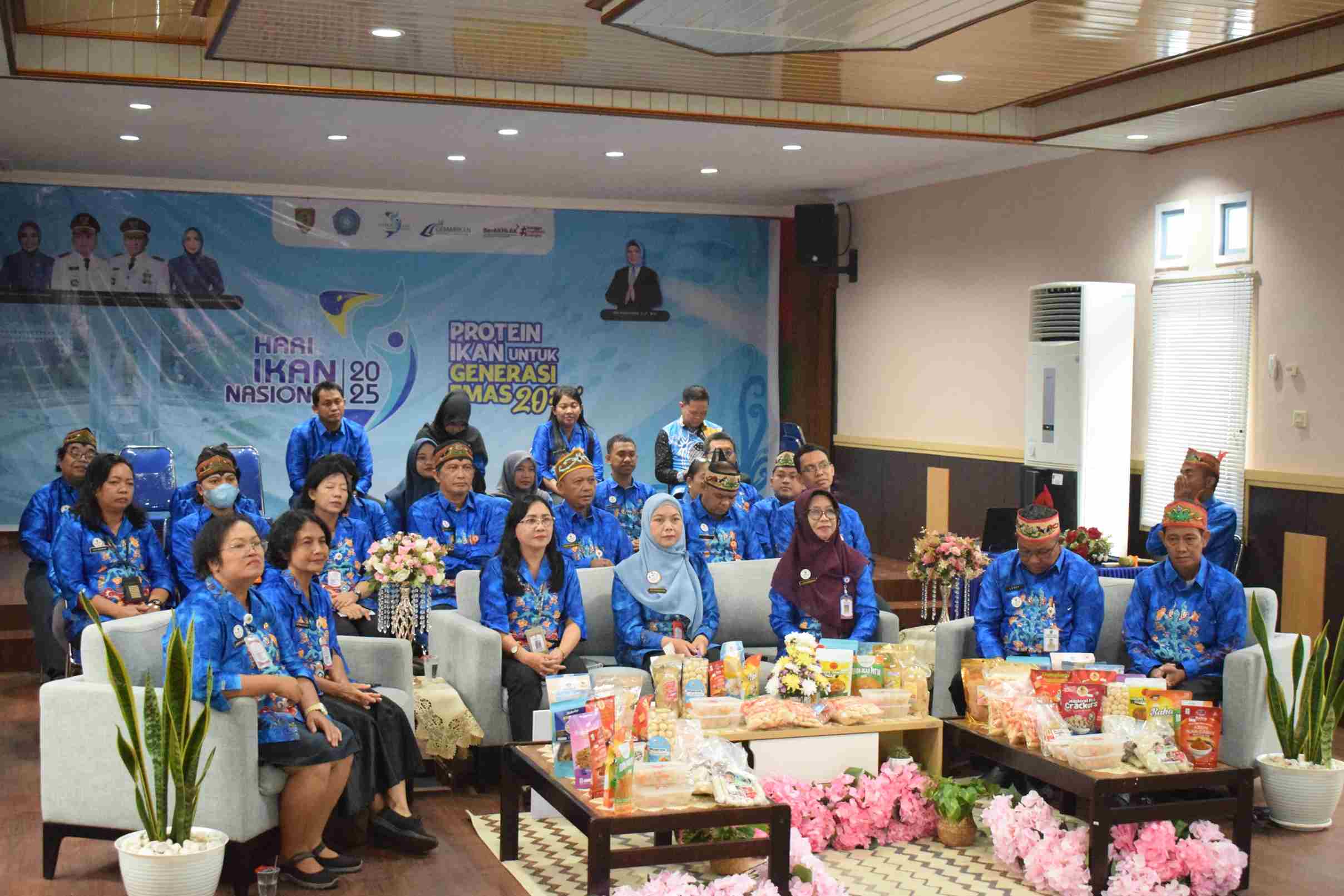 Kalteng Ikuti Peringatan Harkannas Nasional Secara Virtual dari Aula Dislutkan