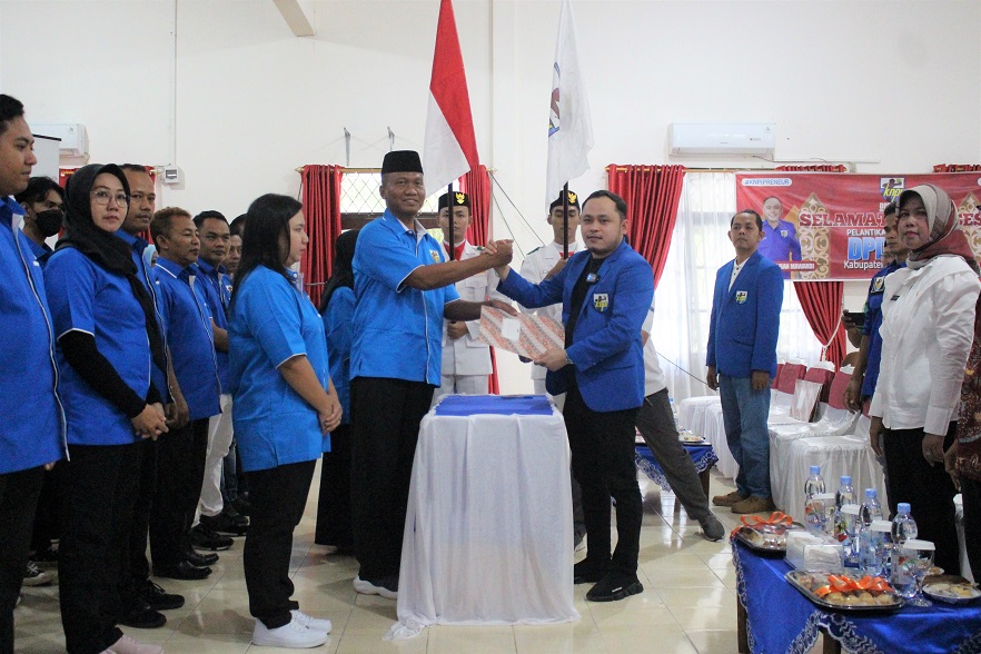 Pj. Bupati Barsel Hadiri Pelantikan DPD KNPI Barsel