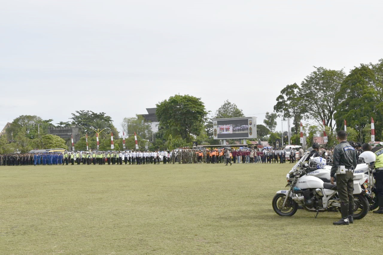 Ikuti Apel Gelar Pasukan Operasi Lilin Telabang 2022, Sekda Nuryakin : Stok Bahan Pokok di Kalteng Aman untuk Natal dan Tahun Baru