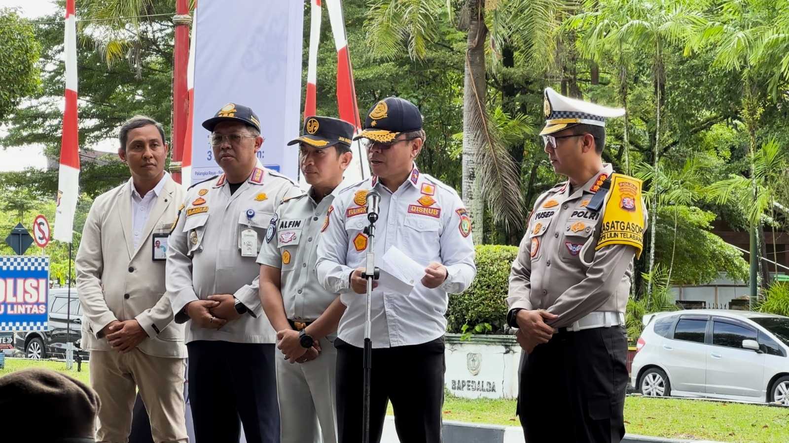 Pemprov Kalteng Lepas Angkutan Bus Gratis Nataru 2025/2026, Layani Tiga Rute Utama