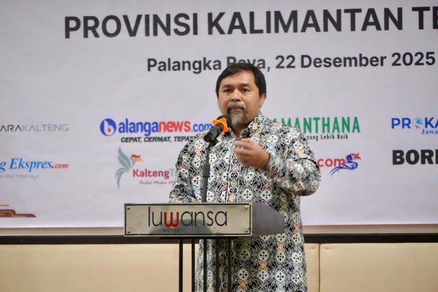 Kadis Kominfosantik Rangga Lesmana Resmi Membuka Konferwil II AMSI Kalteng Tahun 2025