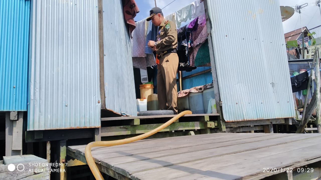 SatPolPP Lakukan Pengawasan Bangunan dan Jamban Apung