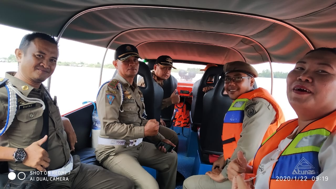 SatPolPP Lakukan Pengawasan Bangunan dan Jamban Apung