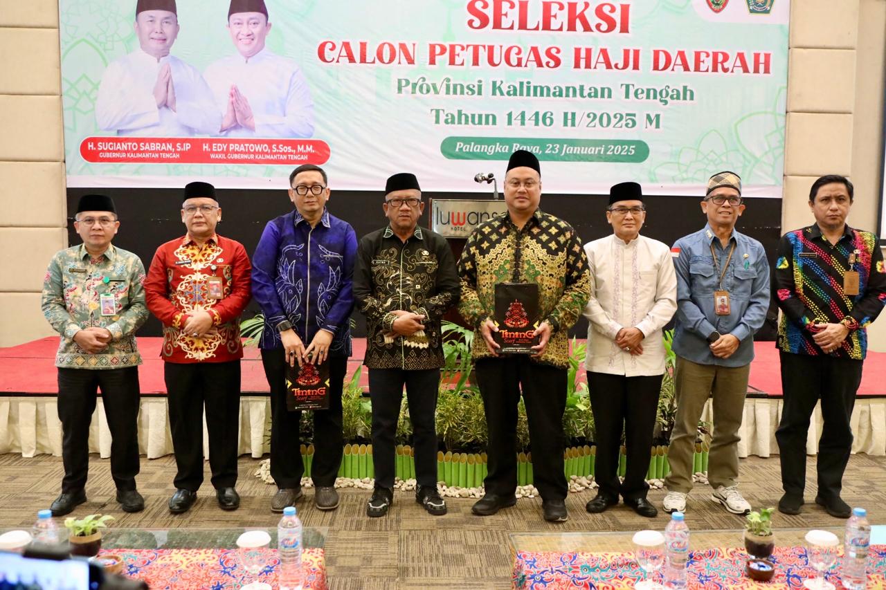 Plt Sekda Kalteng Buka Seleksi Petugas Haji Daerah Tahun 1446 H/2025 M