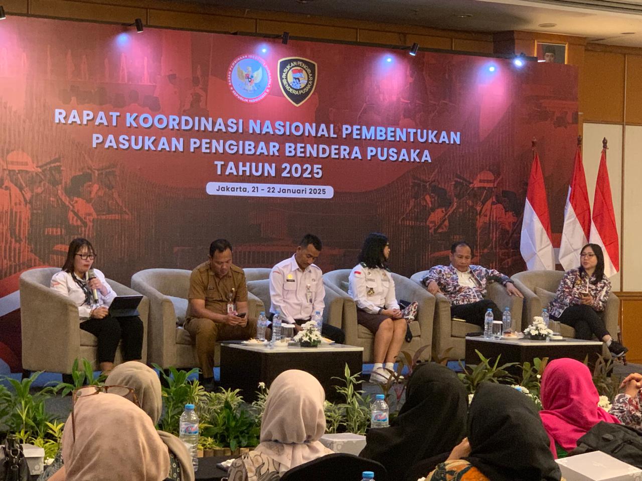 Badan Kesbangpol Prov. Kalteng Ikuti Rapat Koordinasi Nasional Pembentukan Pasukan Pengibar Bendera Pusaka Tahun 2025
