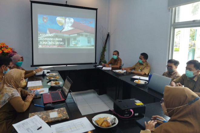 Wujudkan ZI Menuju WBK, Inspektorat Daerah Kobar Berikan Asistensi ke OPD