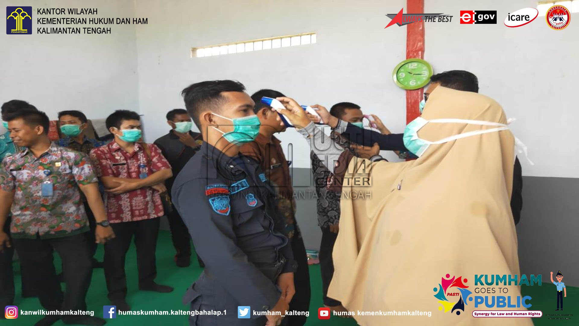 Lapas Sukamara Adakan Penyuluhan Pencegahan Covid-19