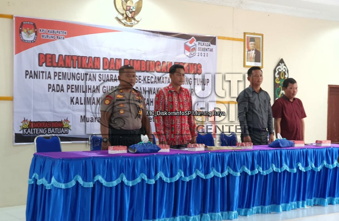 Pelantikan PPS Se-Kecamatan Laung Tuhup