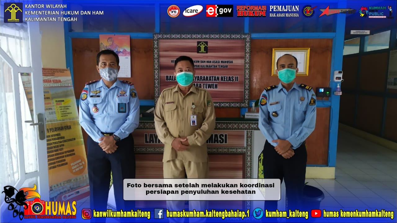 Bapas Muara Teweh dan Pokmas PKBI Siap Laksanakan Penyuluhan Kesehatan