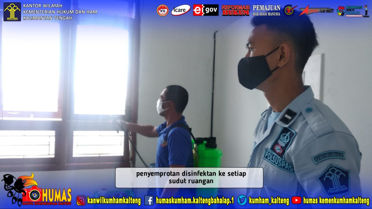  Lakukan Antisipasi Penyebaran Virus, Lapas Sukamara Terus Lakukan Langkah Pencegahan